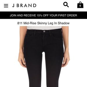 Jbrand skinny jeans.